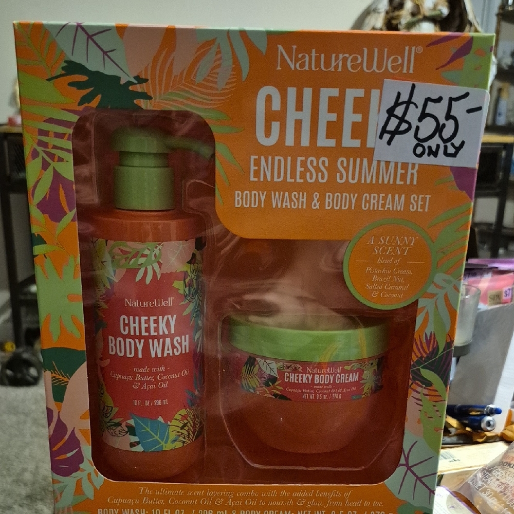 Cheeky Body Wash & Cream Set - Orange